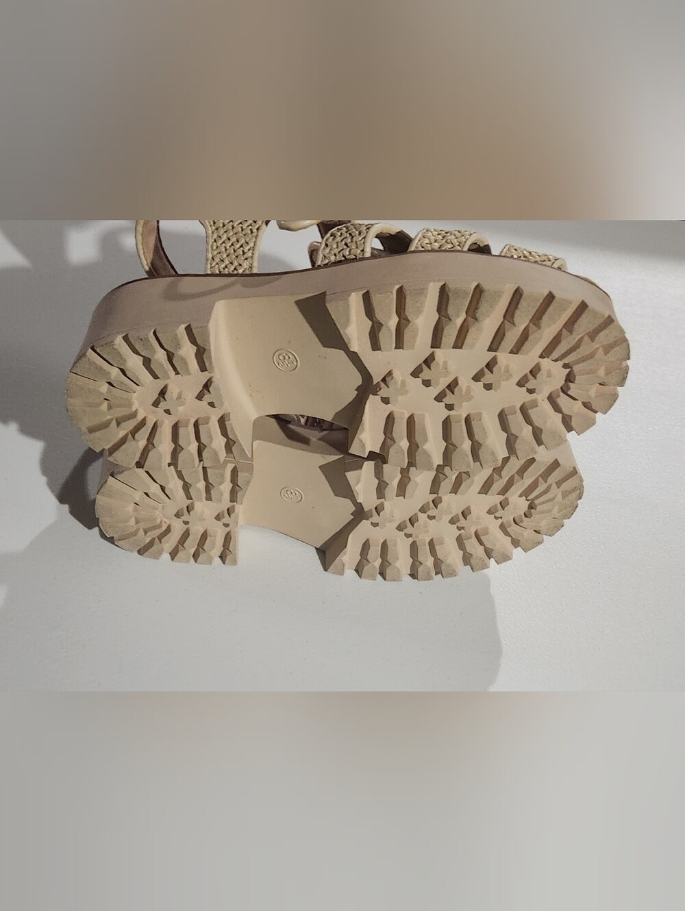 Wild Fable Elide Raffia Fisherman Platform Heels Size 8.5 - Picture 7 of 7